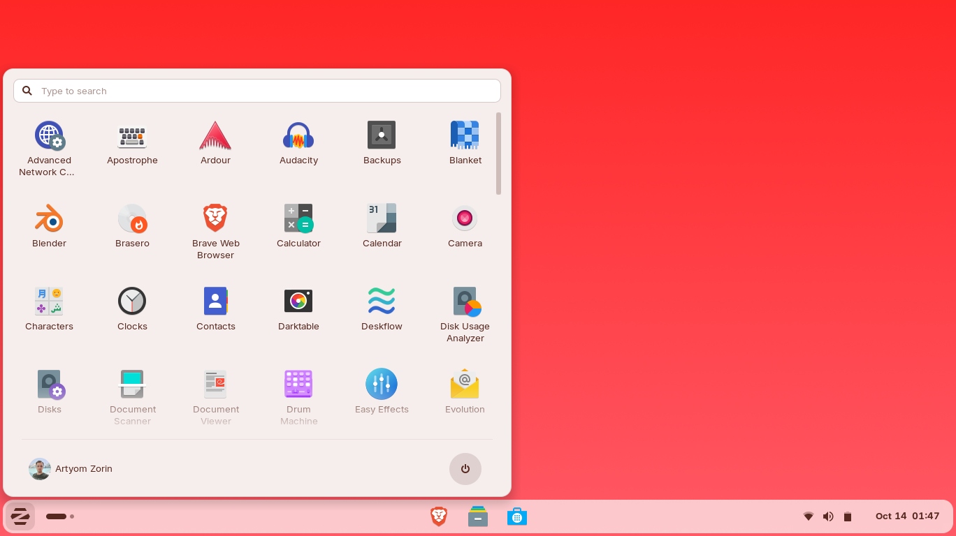 ChromeOS-like layout