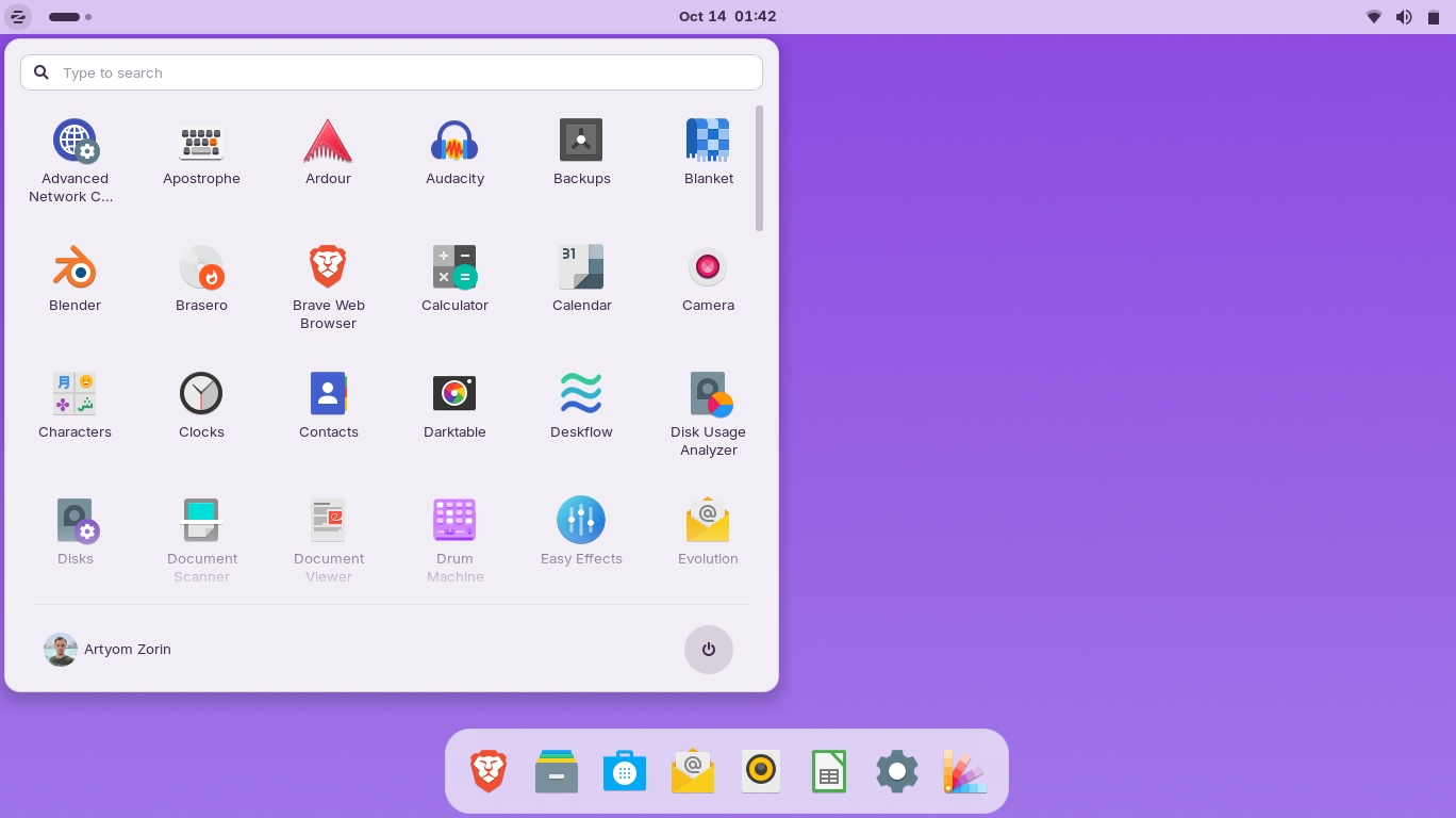 elementary OS-like layout