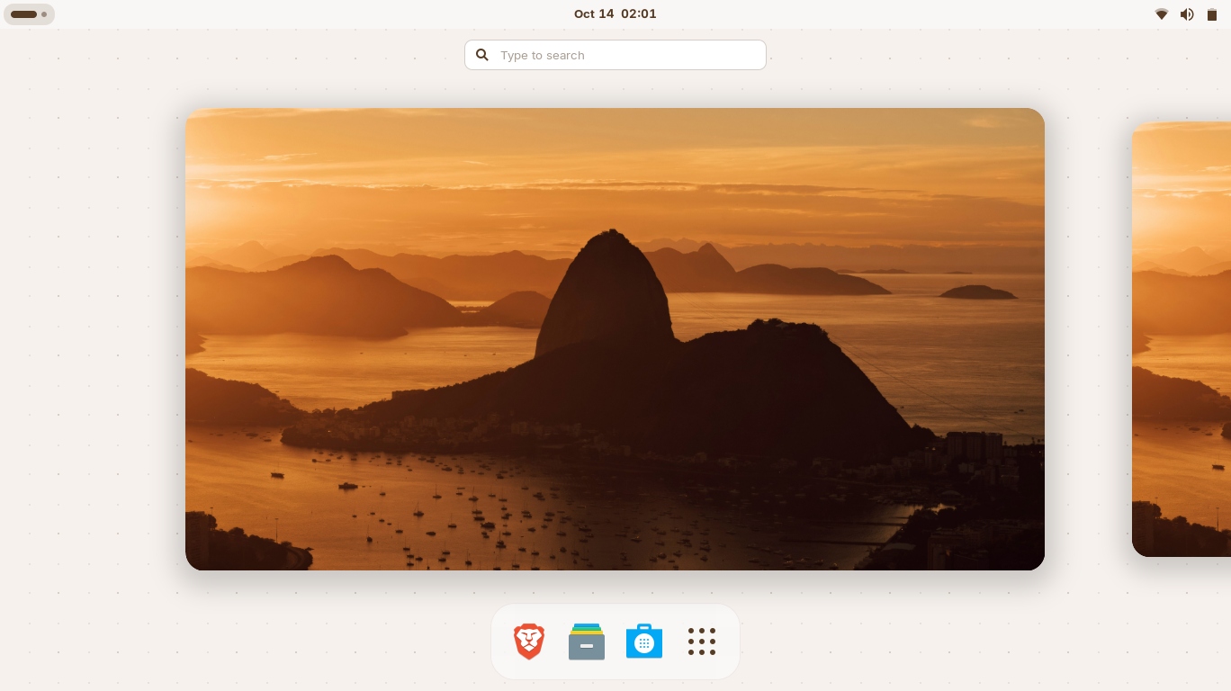 GNOME Shell-like layout