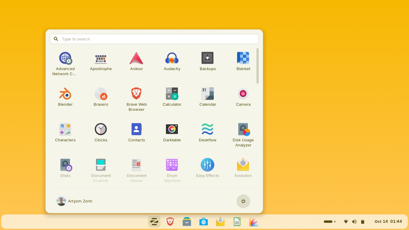 Windows 11-like layout